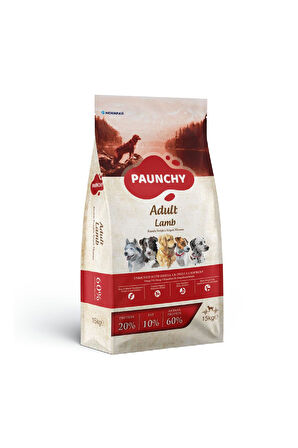 Paunchy Kuzu Etli Ve Pirinçli Yetişkin Köpek Maması 15 Kg