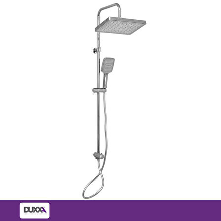 DUXXA Atlas Rain Duş Seti Krom D.114