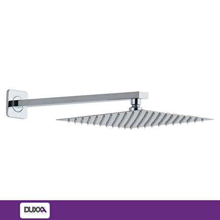 Duxxa Pera Kare Termostatik Ankastre Duş Seti Krom D.052