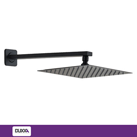 Duxxa Milano Termostatik Ankastre Duş Seti Mat Siyah D.056.MS