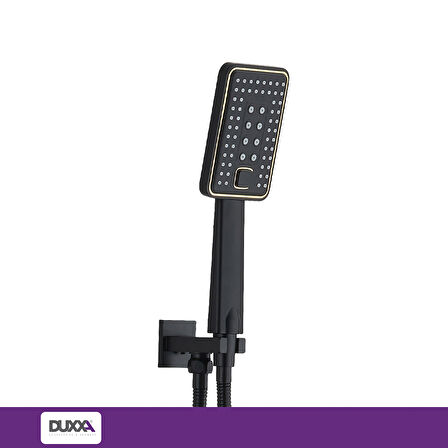 Duxxa Milano Termostatik Ankastre Duş Seti Mat Siyah D.056.MS