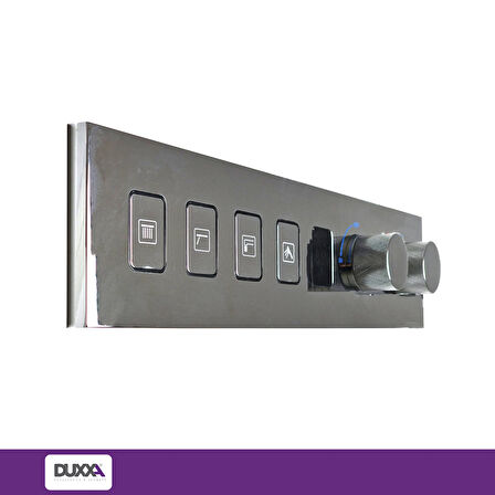 Duxxa Prime Ankastre Duş ve ısı Ayarlı Batarya Seti Krom D.058