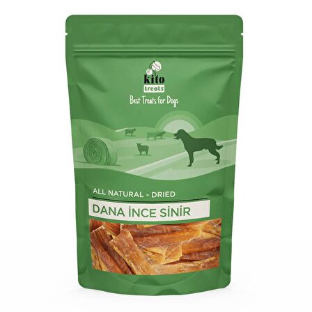 Dana Ince Sinir Çiğnemelik Köpek Ödül Maması %100 Doğal, Glutensiz, Organik 100 gr