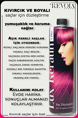 Revola Expert Lüx Keratin A Plus Saç Düzleştirici 1000 Ml