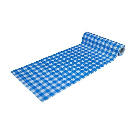 Pratikser Tek Kullanımlık Masa Örtüsü Mavi - 120x150cm - Koli