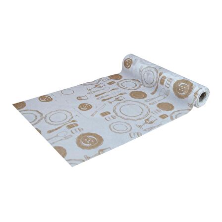 Pratikser Tek Kullanımlık Masa Örtüsü Tabak - 80x100cm - 10Ad/Rulo