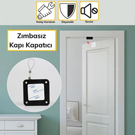 BUFFER® Yangına Dayanıklı Sıva Üstü Tüm Kapılar İçin Uygun Otomatik Kapı Kapatıcı