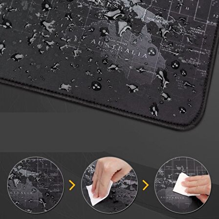 BUFFER® 70x30 Mouse Pad Gaming Oyuncu Gamer Kaymaz Taban Büyük Boy Ofis Tipi Fare Altlığı 