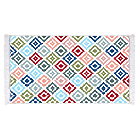 Dekoreko İnci Halı Dijital Saçaklı 1891