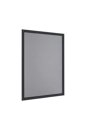 Alüminyum Açılır Kapanır Çerçeve Gönye Köşe - B2 - 50x70 cm - Siyah - 25mm