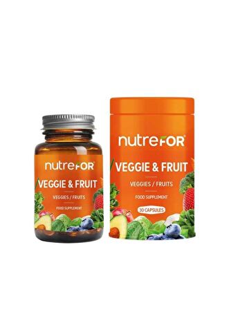 Nutrefor Veggie & Fruit 30 Kapsül