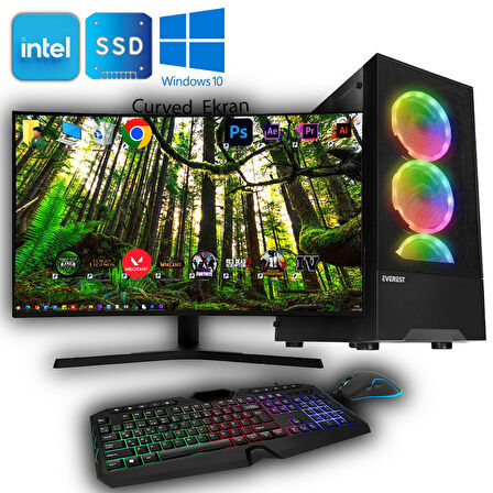 Avantron Gmx7846 İ5 12.Nesil 12600K 16Gb Ddr4 256Gb Ssd 8Gb Rx580 "31.5 165Hz Oyun Bilgisayarı