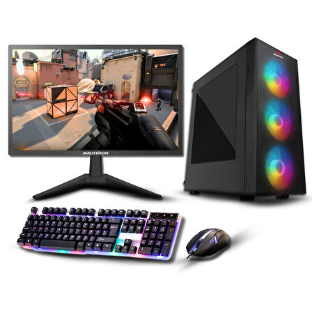 Avantron Gmx9731 İ5 10.Nesil 10400F 16Gb Ddr4 512Gb M2 Nvme 8Gb Rx580 "23.8 Oyun Bilgisayarı