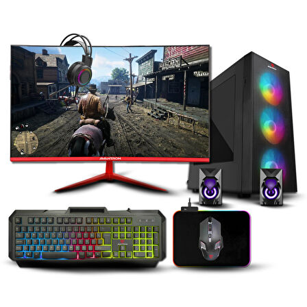 Avantron Gmx7841 İ5 10.Nesil 10400F 16Gb Ddr4 256Gb Ssd 8Gb Rx580 27" 165Hz Oyun Bilgisayarı