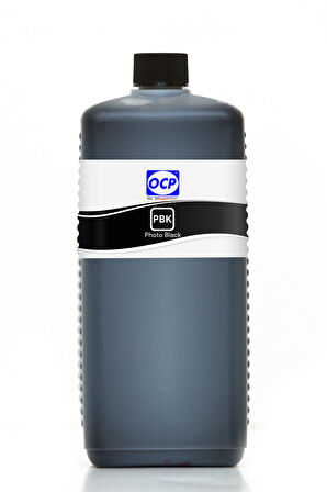 OCP Epson Expression Premium XP 900 Uyumlu Yazıcı Mürekkebi 1000ml PBK Photo Black Foto Siyah Dye