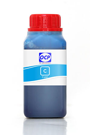 OCP Epson WorkForce WF 3620DWF Uyumlu Yazıcı Mürekkebi 250ml C Cyan Mavi Pigment