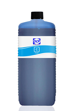 OCP Epson WorkForce WF 7015 Uyumlu Yazıcı Mürekkebi 1000ml C Cyan Mavi Pigment