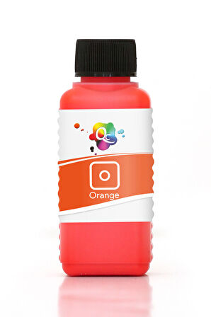 QC Epson Stylus Pro WT7900 Designer Edition Uyumlu Yazıcı Mürekkebi 100ml O Orange Turuncu Pigment