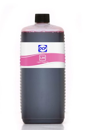 OCP HP Designjet 30 Uyumlu Yazıcı Mürekkebi 1000ml LM Light Magenta Açık Macenta Dye