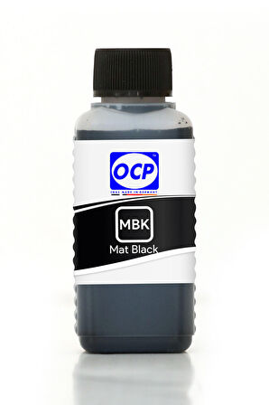 OCP HP Designjet T1300 Uyumlu Yazıcı Mürekkebi 100ml MBK Mat Black Mat Siyah Pigment
