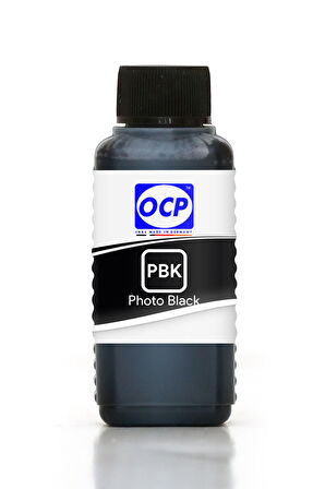 OCP HP Designjet T1300 44 Inch Uyumlu Yazıcı Mürekkebi 100ml PBK Photo Black Foto Siyah Dye