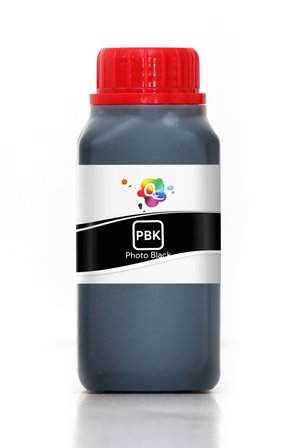 QC HP Designjet T1100 Uyumlu Yazıcı Mürekkebi 250ml PBK Photo Black Foto Siyah Dye