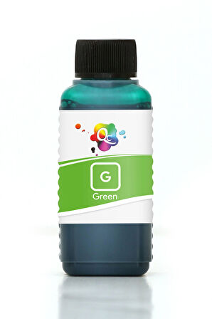 QC HP Designjet Z2100 Uyumlu Yazıcı Mürekkebi 100ml G Green Yeşil Pigment