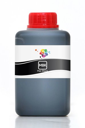 QC HP Designjet Z3100GP Uyumlu Yazıcı Mürekkebi 500ml MBK Mat Black Mat Siyah Pigment
