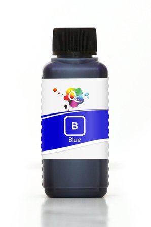 QC HP Designjet Z3200PS 44 Inch Uyumlu Yazıcı Mürekkebi 100ml B Blue Gök Mavi Pigment
