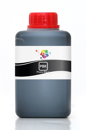 QC HP Designjet Z5200 Uyumlu Yazıcı Mürekkebi 500ml PBK Photo Black Foto Siyah Pigment