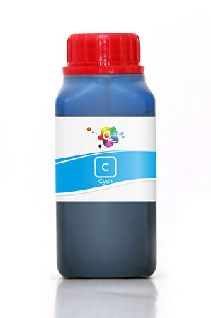 QC HP Officejet J5790 Uyumlu Yazıcı Mürekkebi 250ml C Cyan Mavi Dye