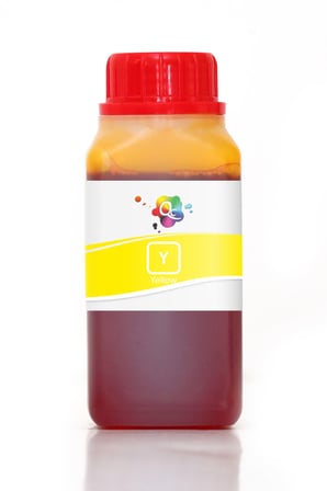 QC HP PSC 1209 Uyumlu Yazıcı Mürekkebi 250ml Y Yellow Sarı Dye