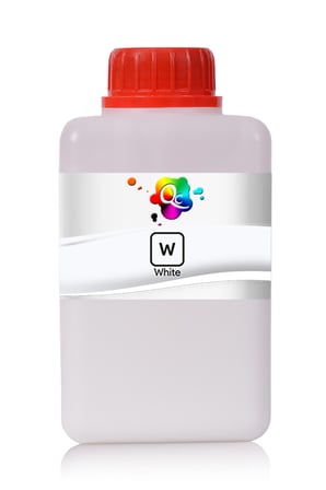 QC Epson SureColor SC F3000 Uyumlu Yazıcı Mürekkebi 500ml W White Beyaz Pigment
