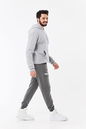 Baskılı Beli Lastikli Jogger Eşofman Altı