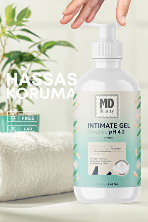MD Beauty Ph Dengeli,Koku,Mantar,Kaşıntı Önleyici,Akıntı Giderici Genital Bölge Yıkama İntim Jeli