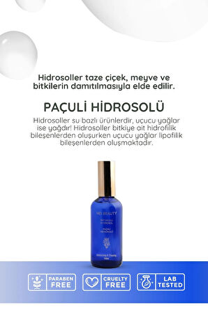 MD Beauty Paçuli Hidrosolü & Nemlendirici Krem Seti