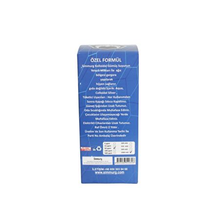 Simmurg Gümüş Suyu (100 ml 50 ppm)