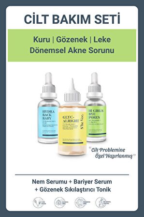 KURU | GÖZENEK | LEKE | DÖNEMSEL AKNE SORUNU SET-108 