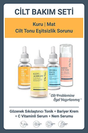 KURU | MAT | CİLT TONU EŞİTSİZLİK SORUNU SET-111 