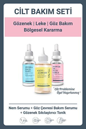 GÖZENEK | LEKE | BÖLGESEL KARARMA | GÖZ BAKIM SET-119 