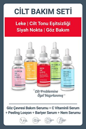 LEKE | CİLT TONU EŞİTSİZLİĞİ | SİYAH NOKTA | GÖZ BAKIM SET 121 