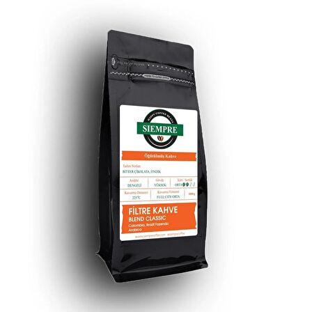 Öğütülmüş Filtre Kahve Blend Classic 1 KG