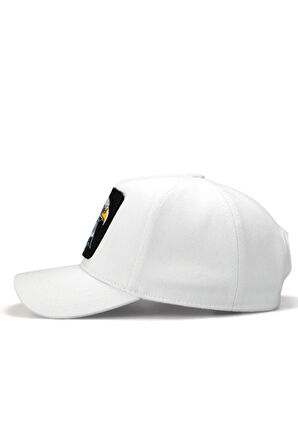  Kids Aslan Logolu Beyaz Çocuk Beyzbol Şapka