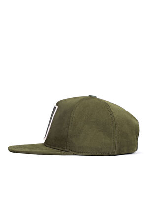  Hip Hop Kids Uzaylı Logolu Haki Çocuk Şapka