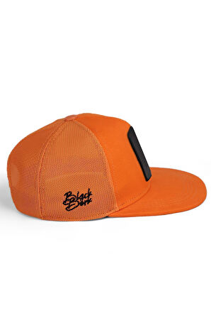  Hip Hop Kids Aslan Logolu Turuncu Çocuk Trucker Şapka