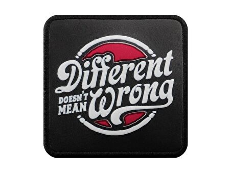 BlackBörk V1  Different Wrong - 1 Kod Logolu Unisex Siyah Bench (Patch)