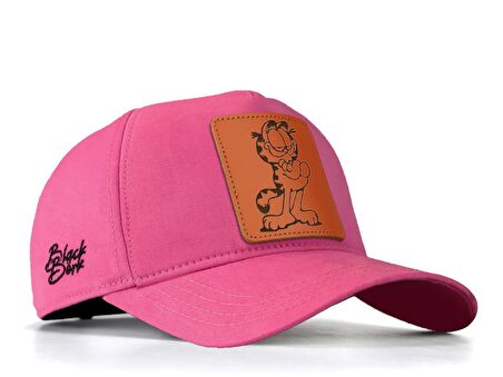 BlackBörk V1 Baseball Kedi - 3 Kod Logolu Unisex Pembe Şapka (Cap)