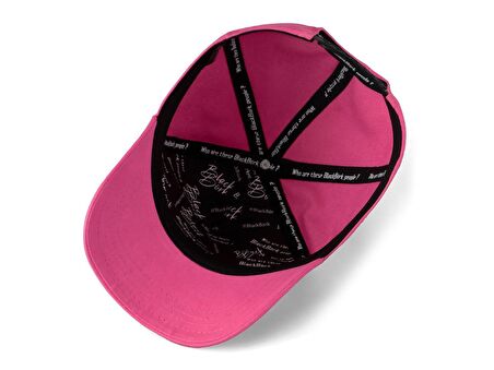 BlackBörk V1 Baseball Kedi - 3 Kod Logolu Unisex Pembe Şapka (Cap)