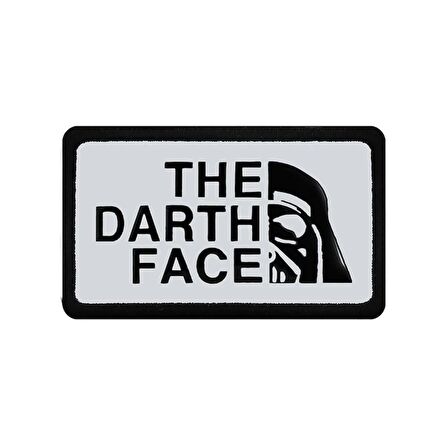 V2  The Darth Face - 1bs Kod Logolu Unisex Beyaz Bench (Patch)