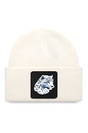  Panter Logolu Beyaz Bere
